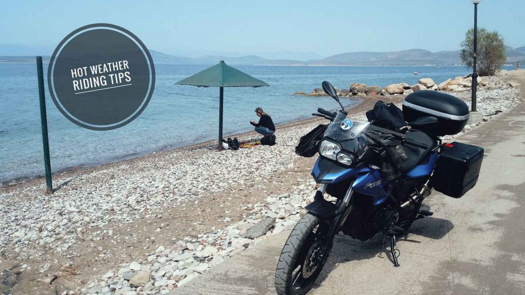Tips and advice for motorcycle riding in hot weather