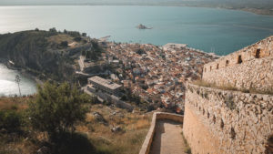 View of Nafplion from Palamidi Castle