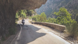 section of Taigetos mountain road