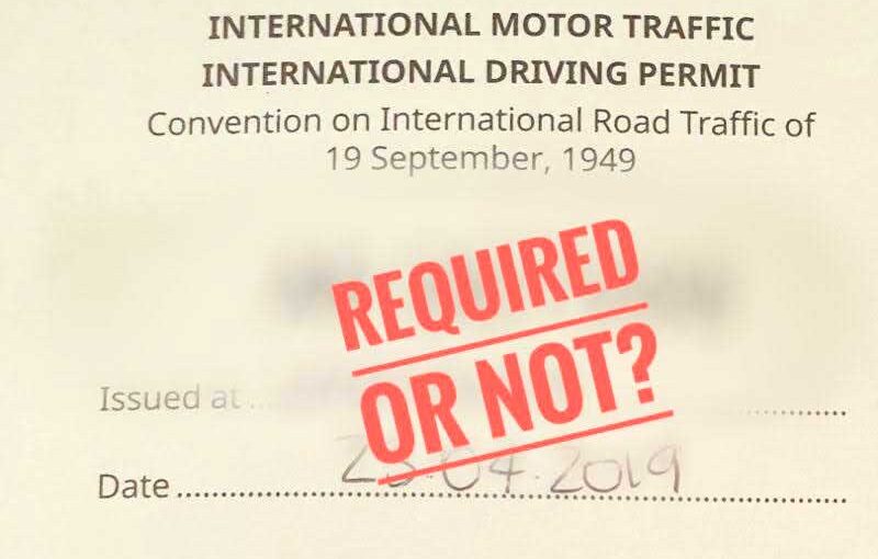 is the International Driver's Permit required for renting a motorcycle in Greece?