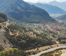 view of mountain landscape in Arcadia province, Greece view of mountain landscape in Arcadia province, Greece