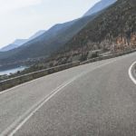 coastal road in eastern Peloponnese coastal road in eastern Peloponnese