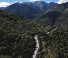north edge of the wider area of mount Parnonas, touring with MotoGreece