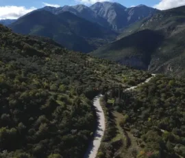 north edge of the wider area of mount Parnonas, touring with MotoGreece
