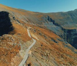 section of Baros Pass, in Epirus section of Baros Pass, in Epirus
