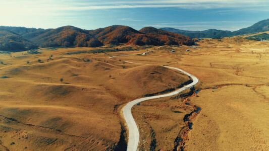 Road in east Zagoria, Epirus Road in Zagoria, Epirus