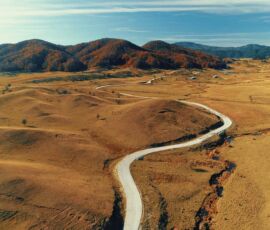 Road in east Zagoria, Epirus Road in Zagoria, Epirus