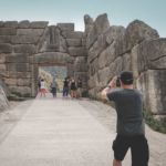 the Lions Gate at ancient Mycenae
