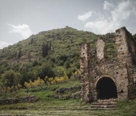 one of the many outdoor sites of Mystras