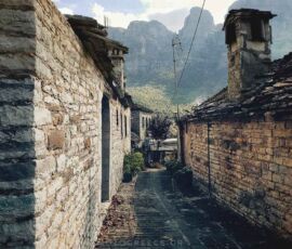 at Papigo village, with MotoGreece