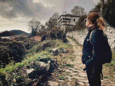 in Vyzitsa village, in Pelion in Vyzitsa village, in Pelion