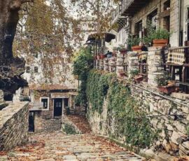 in Pelion in Makrynitsa village