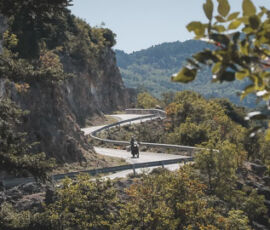Parnonas mountain, in south east Peloponnese, offers some of the best morocycling routes