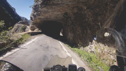 A distictinve view of the famous biking route