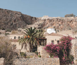 Within the walls of the fortress of Monemvasia