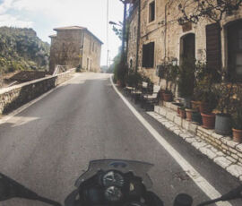 roads in Arcadia passing through small villages
