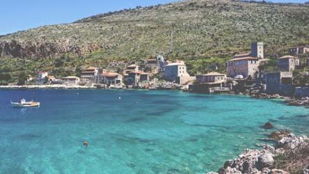 Limeni is a traditional fishing village in Mani, Greece