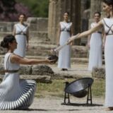 Ancient Olympia, olympic flame lighting ceremony