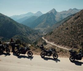 Tzoumerka mountain range, on tour with MotoGreece